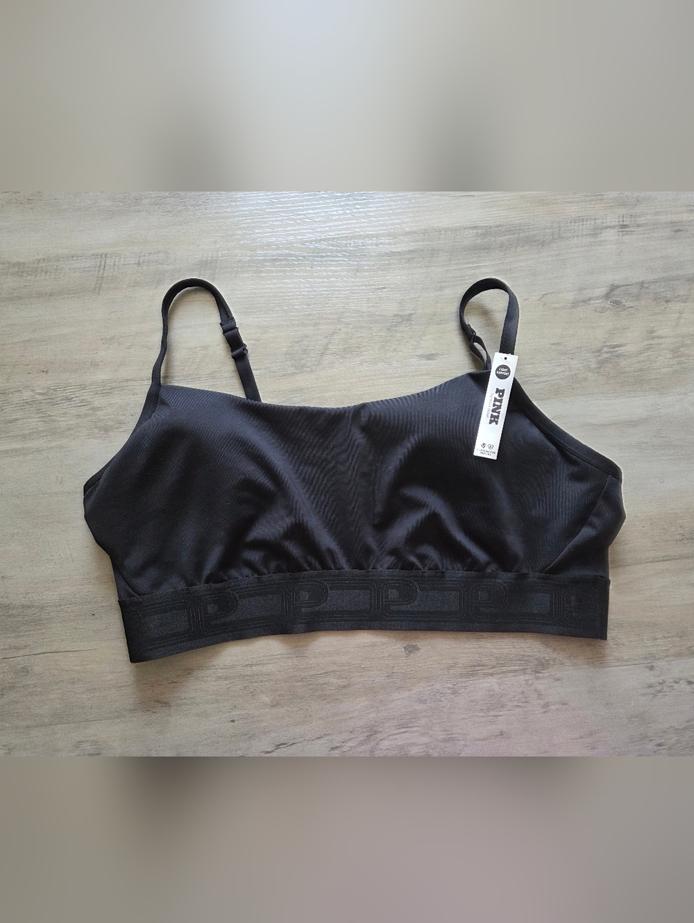 NWT PINK Victoria's Secret Black Bralette XXL